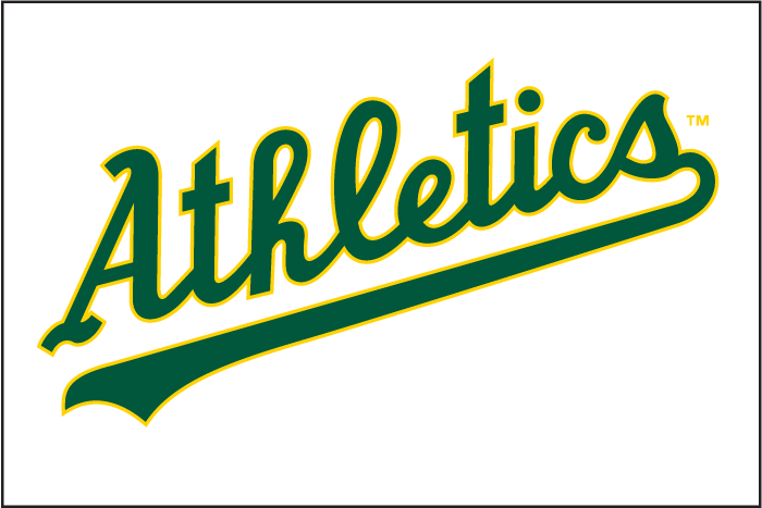 Oakland Athletics 1987-1992 Jersey Logo fabric transfer